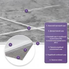 Самоклеющаяся стеновая PET плитка в рулоне Sticker wall SW-00001702