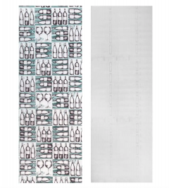 Самоклеющиеся пленка Sticker wall на бумажной основе винная MM-3179-4