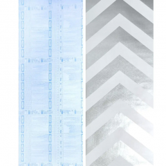 Самоклеющиеся пленка Sticker wall Серебро KN-X0075-1