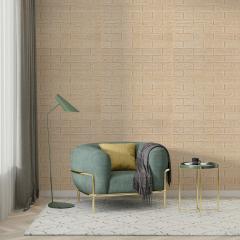 Самоклеюча 3D панель Sticker wall 184 Бежева смужка SW-00000489