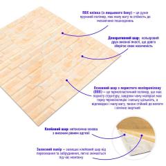 Самоклеющиеся 3D панель Sticker wall 39 Желтый мрамор SW-00000563