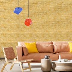 Самоклеюча 3D панель Sticker wall 68 Золотий SW-00000168