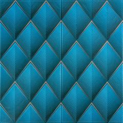 Wall panel 3D Sticker wall 700x700x4mm blue diamonds (D) SW-00001985