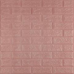 Wall panel 3D Sticker wall 700x770x5mm brick pink-purple SW-00002439