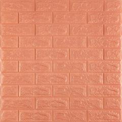 Self-adhesive 3D panel Sticker wall 700x770x7mm brick coffee with milk SW-00001800