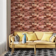 Самоклеющиеся 3D панель Sticker wall 700мм*770мм*2мм Brown (D) SW-00001910