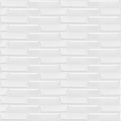 Self-adhesive 3D panel Sticker wall white masonry SW-00001335