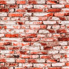Самоклеющиеся 3D панель Sticker wall Екатеринославский 341 Красно-белый SW-00000533