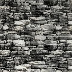 Самоклеющиеся 3D панель Sticker wall Екатеринославский 40 Под черный камень SW-00000483