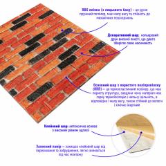 Self-adhesive 3D panel Sticker wall Ekaterinoslavsky 47 Beige-brown matte SW-00000636