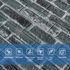 Самоклеюча 3D панель Sticker wall Катеринославський сірий Id 42 SW-00000039