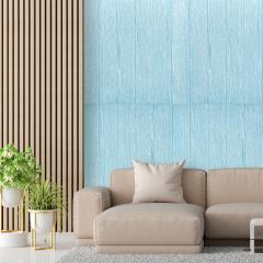 Self-adhesive 3D panel Sticker wall blue wood SW-00001338