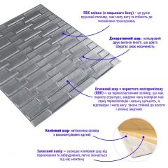 Самоклеюча 3D панель Sticker wall Id 34 SW-00000217