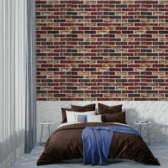 Самоклеюча 3D панель Sticker wall цегла клінкер бежева 417 SW-00001183
