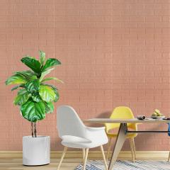 Самоклеюча 3D панель Sticker wall цегла кава з молоком SW-00001716