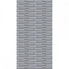 Самоклеющиеся 3D панель Sticker wall кладка серебро SW-00001760