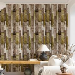 Самоклеющиеся 3D панель Sticker wall под дерево 378 Серо-коричневый SW-00000883