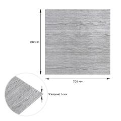 Самоклеюча 3D панель Sticker wall під дерево 383 Білий SW-00000652