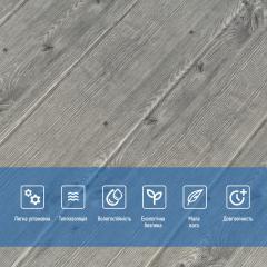 Self-adhesive 3D panel Sticker wall wood effect 79 Graphite SW-00000558