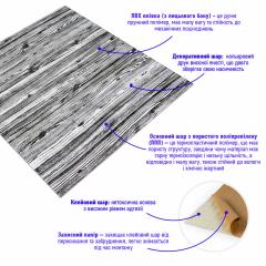 3D панель Sticker wall Самоклеюча під дерево Id 81 Береза SW-00000019