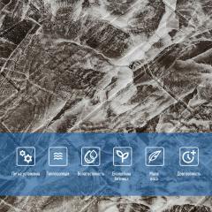 Самоклеюча 3D панель Sticker wall під камінь 158 Сірий рваний цегла SW-00000487