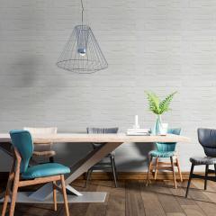 Самоклеющиеся 3D панель Sticker wall под камень 180 Белый битый кирпич SW-00000426
