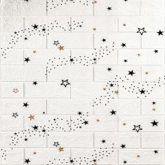 Self-adhesive 3D panel Sticker wall under brick 21-3 Stars SW-00000693