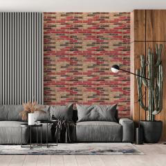 Самоклеющиеся 3D панель Sticker wall под кирпич 47-3 Беж-коричневый SW-00000695
