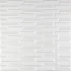 Self-adhesive 3D panel Sticker wall under brick 4D white Id 31 SW-00000167