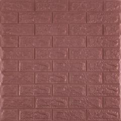 Самоклеющиеся 3D панель Sticker wall под кирпич Id 18 Баклажан-кофе SW-00000045