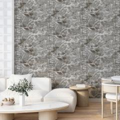 3D панель Sticker wall Самоклеюча під цеглу Id 61 чорний мармур SW-00000036
