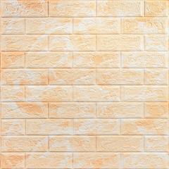 Самоклеющиеся 3D панель Sticker wall под кирпич Id 62 Мрамор бежевый SW-00000032