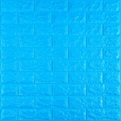 Self-adhesive 3D panel Sticker wall brick effect Blue Id 3 SW-00000060