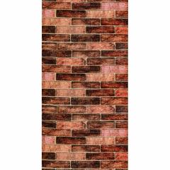 Самоклеюча 3D панель Sticker wall у рулоні 700мм*3,08м*2мм BROWN (цегла) R179-2-3 (D) SW-00002537