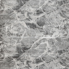 Самоклеюча 3D панель Sticker wall у рулоні 700мм*3,08м*2мм мармур чорний R061-2 (D) SW-00002536