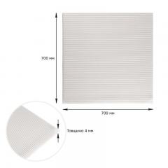 Самоклеющиеся 3D панель Sticker wall White 700*700*4mm (D) SW-00001954