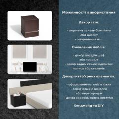 Самоклеючий Сатин у рулоні Sticker wall 1,45м х1м х 0.3мм Чорний (D) SW-00002917