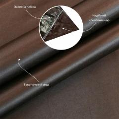 Самоклеючий Сатин у рулоні Sticker wall 1,45м х1м х 0.3мм Темно-Коричневий (D) SW-00002914