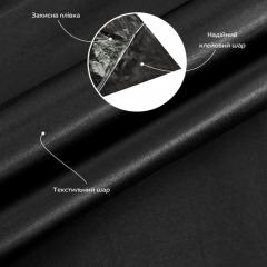 Самоклеючий Сатин у рулоні Sticker wall 1,45м х3м х 0.3мм Чорний (D) SW-00002916