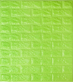 Самоклеющиеся 3D панель Sticker wall под кирпич Id 13 Зеленый
