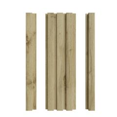 Starter strip Neman for 3D MDF panels 33x2780x12 mm Wotan's Oak