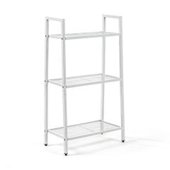 Rack-shelf Sticker wall three-tier made of metal white 60*33*110cm SW-00002103