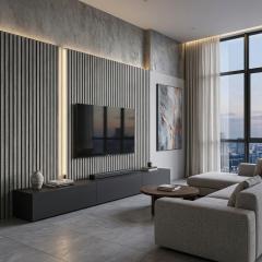 Стеновая акустическая 3D панель Neman Диез 300x17x2780 мм Рустик Авиньон