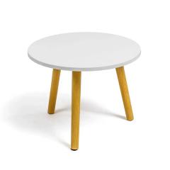 Round coffee table Sticker wall 40x40x31cm White SW-00003366