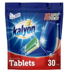 Таблетки для посудомоечных машин Kalyon 30 шт
