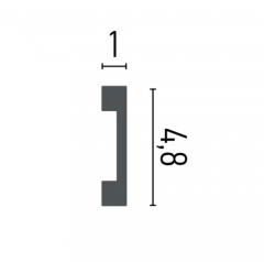 Corner element for moldings Grand Decor HCR 504-2