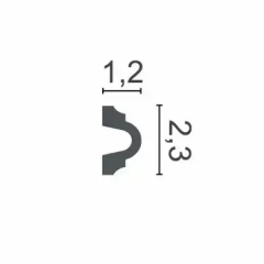 Угловой элемент для молдингов Grand Decor HCR 516-4