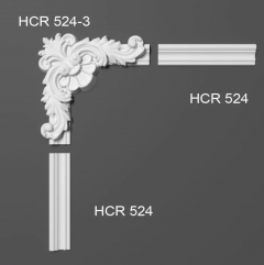 Кутовий елемент для молдингів Grand Decor HCR 524-3