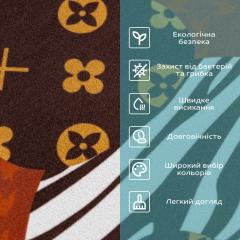 Влагопоглощающий коврик Sticker wall Happy 38*58CM*3MM (D) SW-00001565