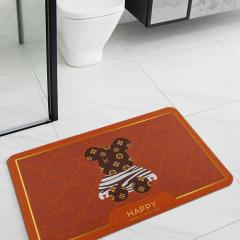 Влагопоглощающий коврик Sticker wall Happy 38*58CM*3MM (D) SW-00001565